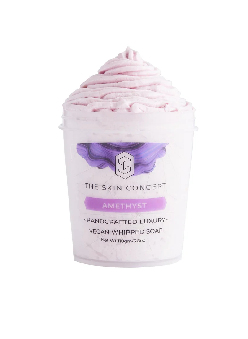 THE SKIN CONCEPT The Skin Concept 5 in 1 Whipped Soap Body Wash - Amethyst - Handmade, Vegan